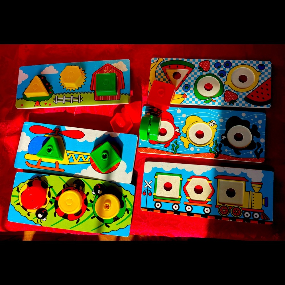 Melissa & Doug Sort, Match, and Attach Nuts & Bolts.